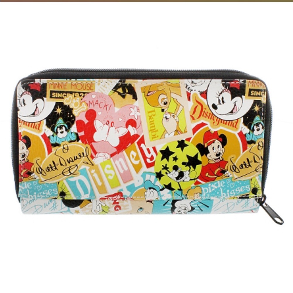 Classic Collage Disney Parks Wallet -SOLD OUT